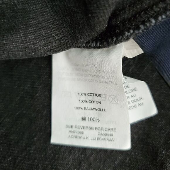 Madewell Women's Black Denim Factory Distressed Mini Skirt Size 24 - Picture 3 of 4